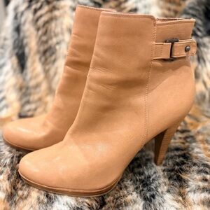 Alfani Elegant Tan Heeled Boots
